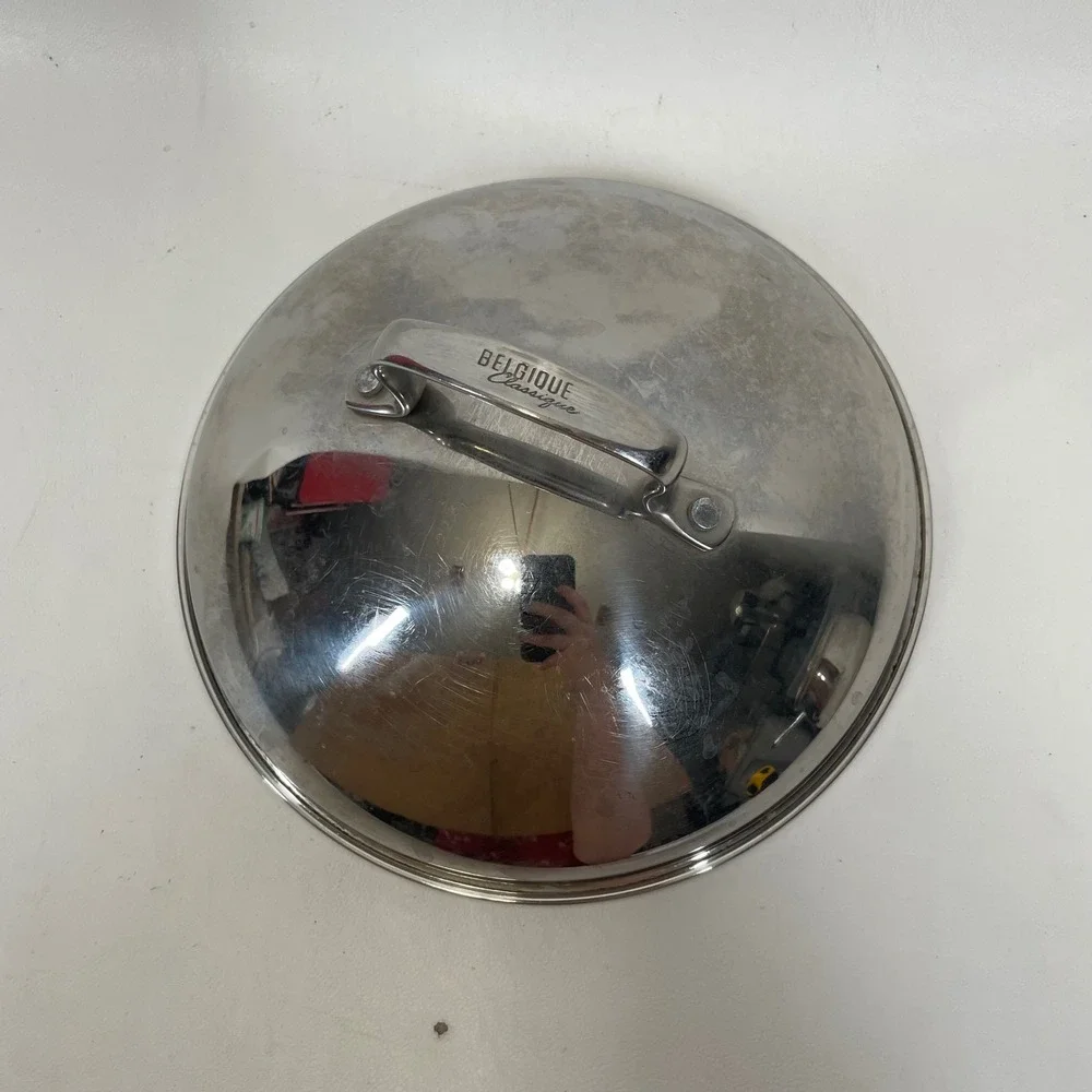 Belgique Classique Tools of the Trade 3.5 QT Stainless Steel Saucepan Lid 10549